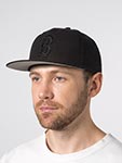 Бейсболка 47 BRAND арт. B-NSHOT02WBP-BKBK Boston Red Sox MLB (черный / черный)